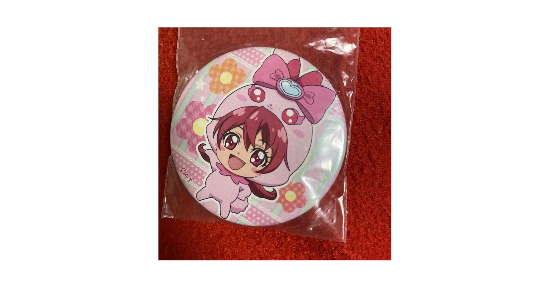 Amazon | 限定 ぷりきゅるみ 缶バッジ 相田マナ キュアハート